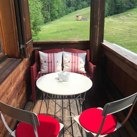Ferienwohnung Morgentau Am Rande Der Wildnis Sibratsgfäll Exterior foto